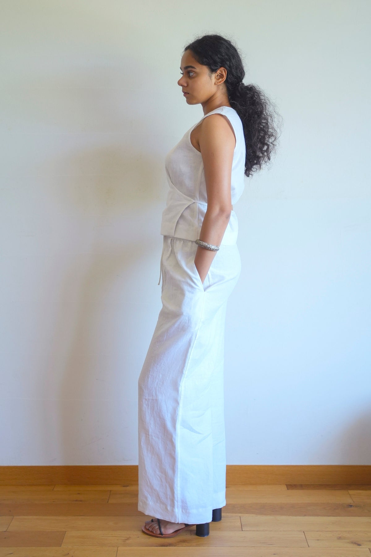 Sabi Pants, in White