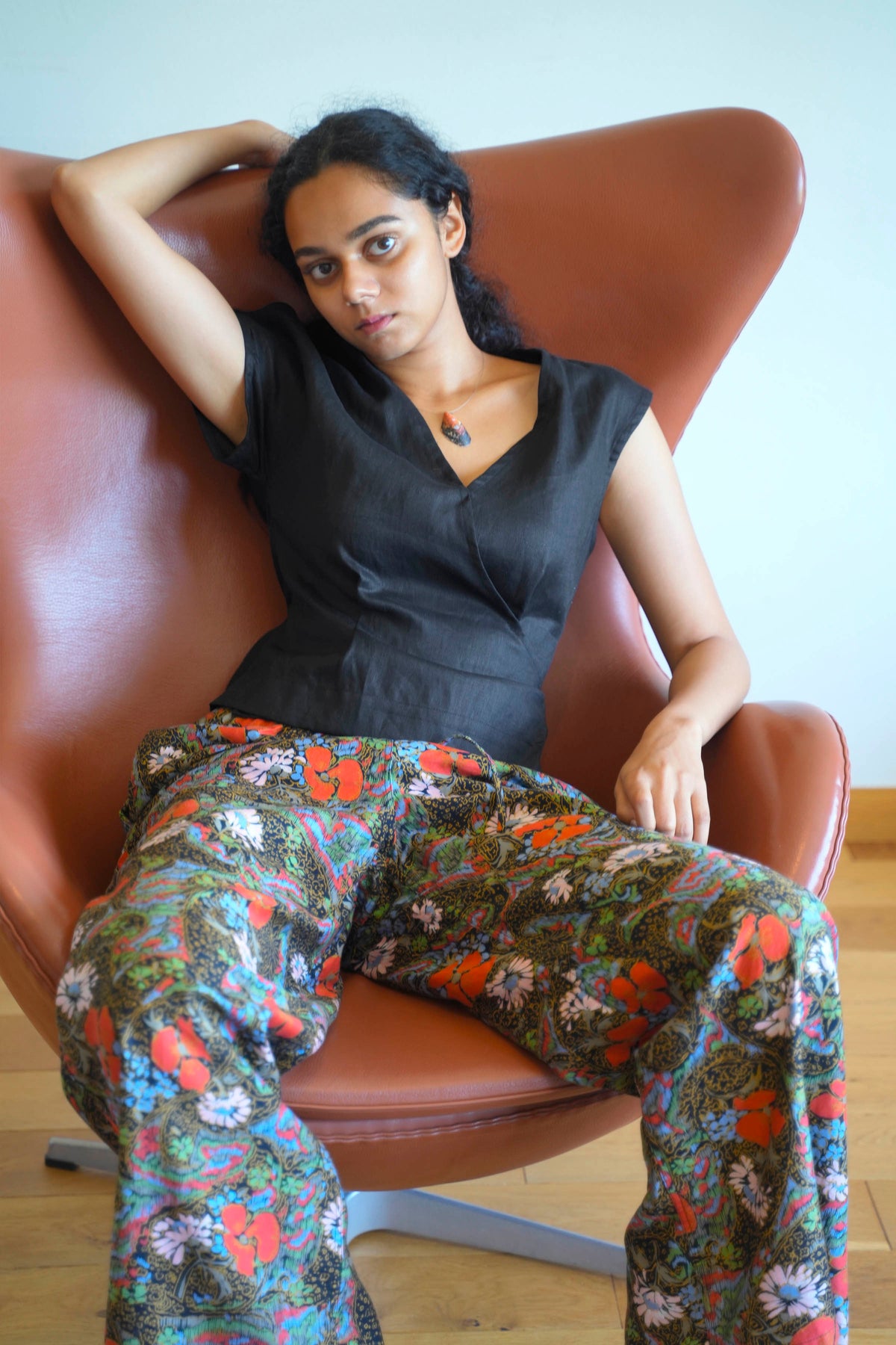 Shi Shi Blouse, in Black