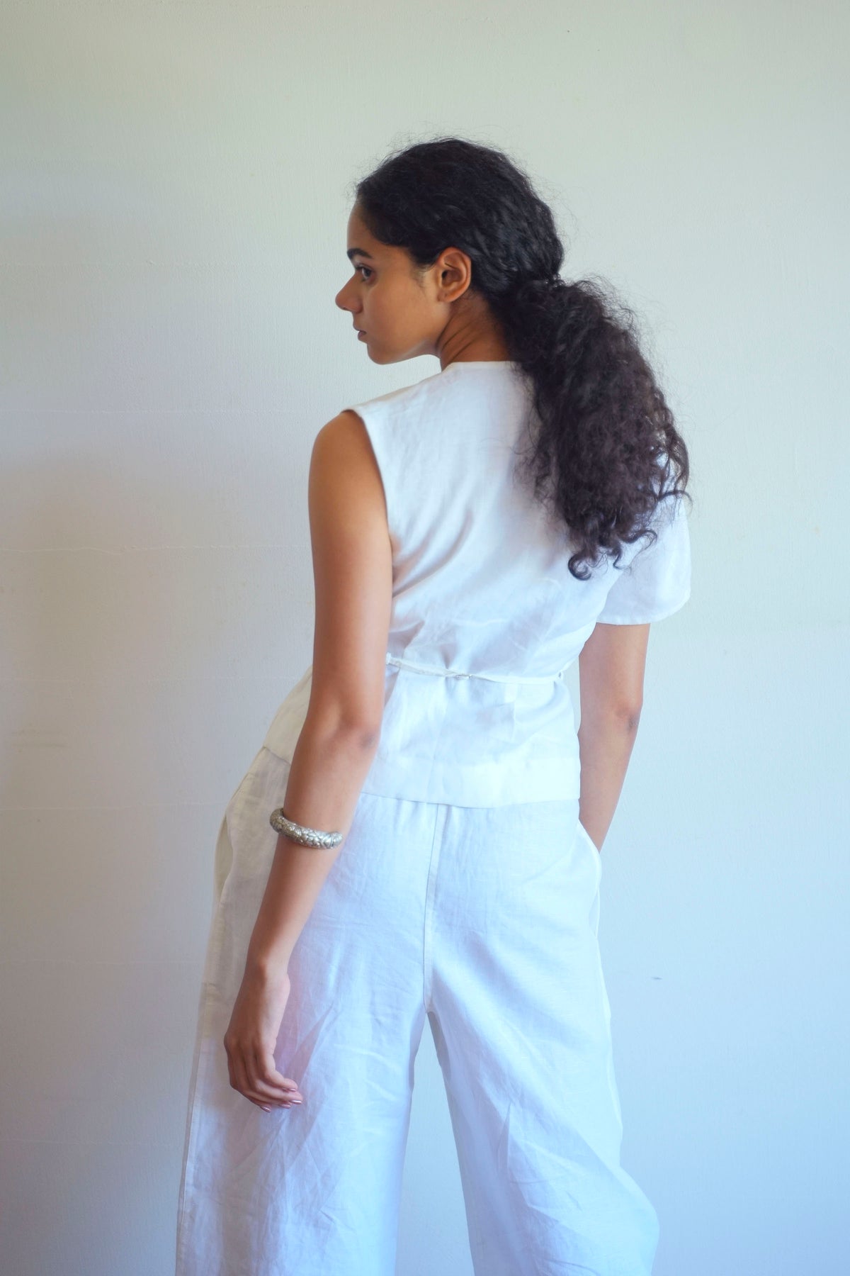 Sabi Pants, in White